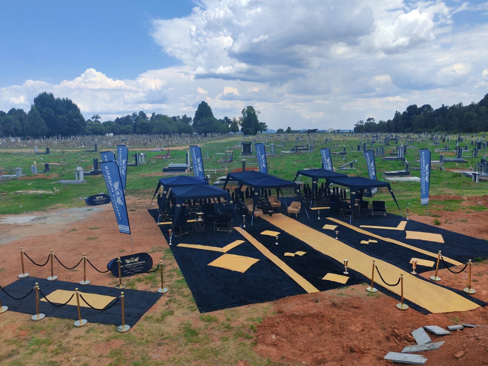 Graveside committal service